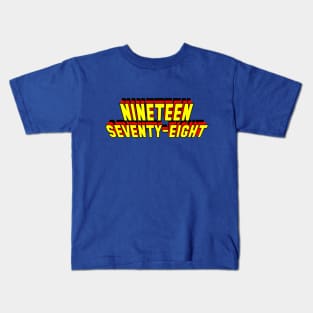 1978 Video Game (variant 2) Kids T-Shirt